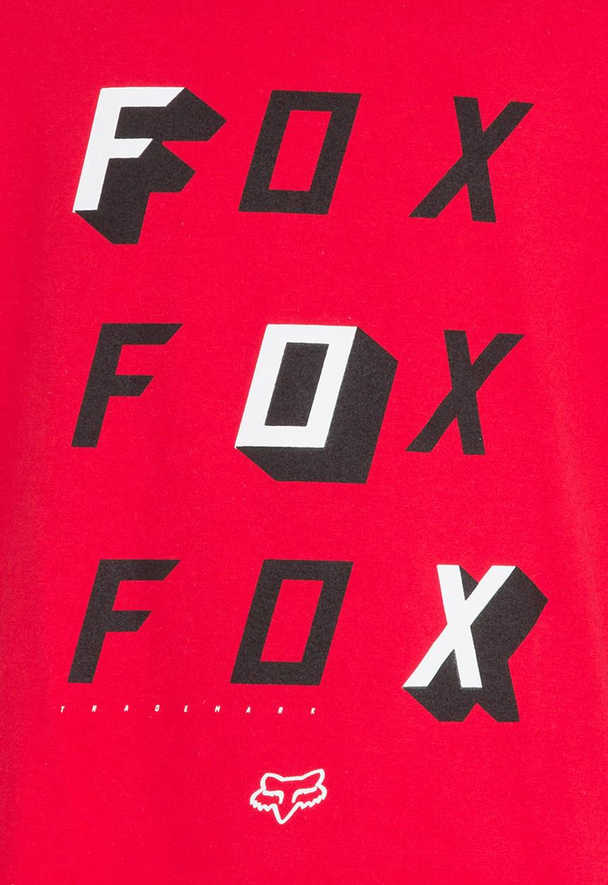 Fox - Illusory Tee Red