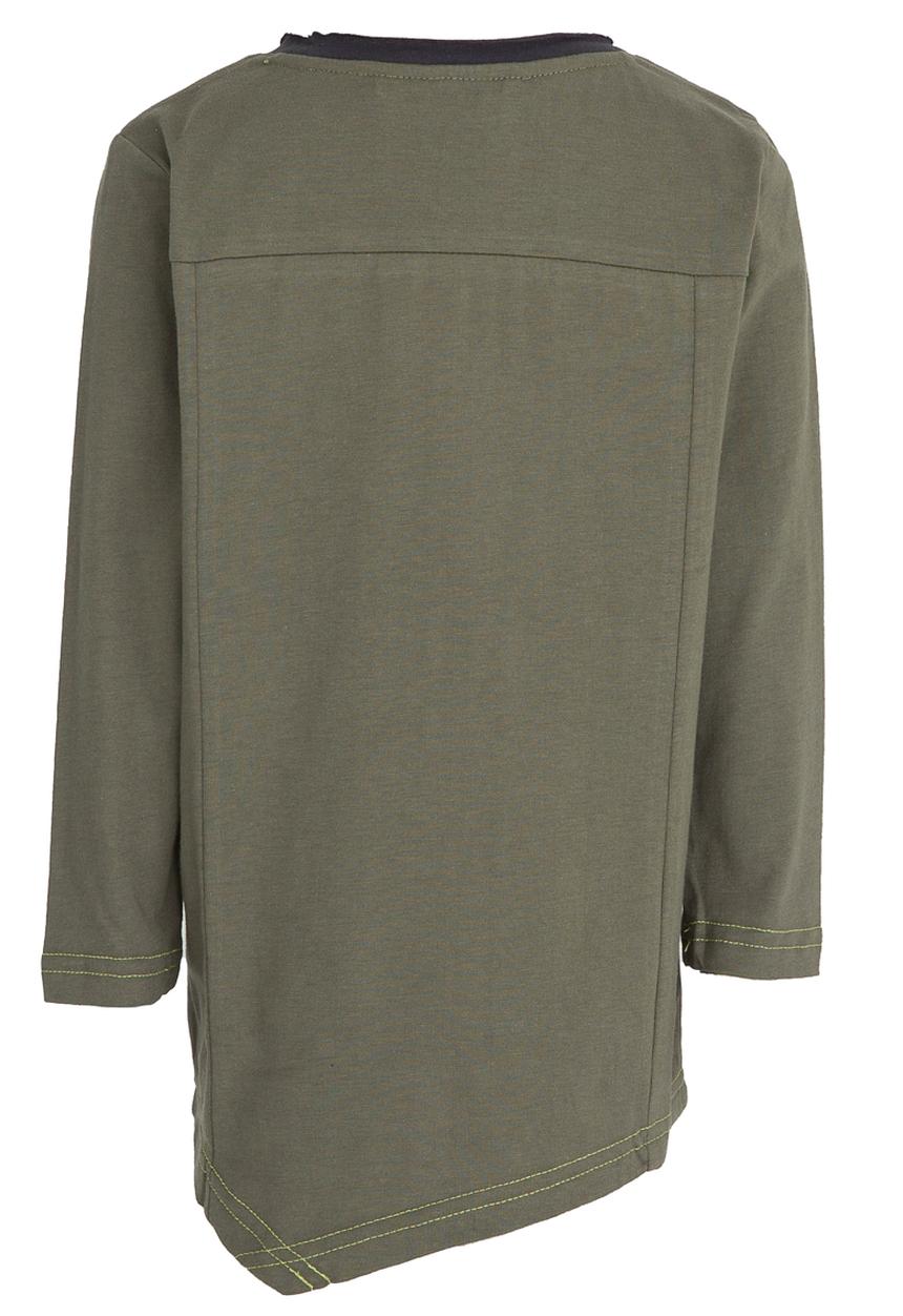 GUESS - L/S Guess Constrast Pocket Tee Khaki Green