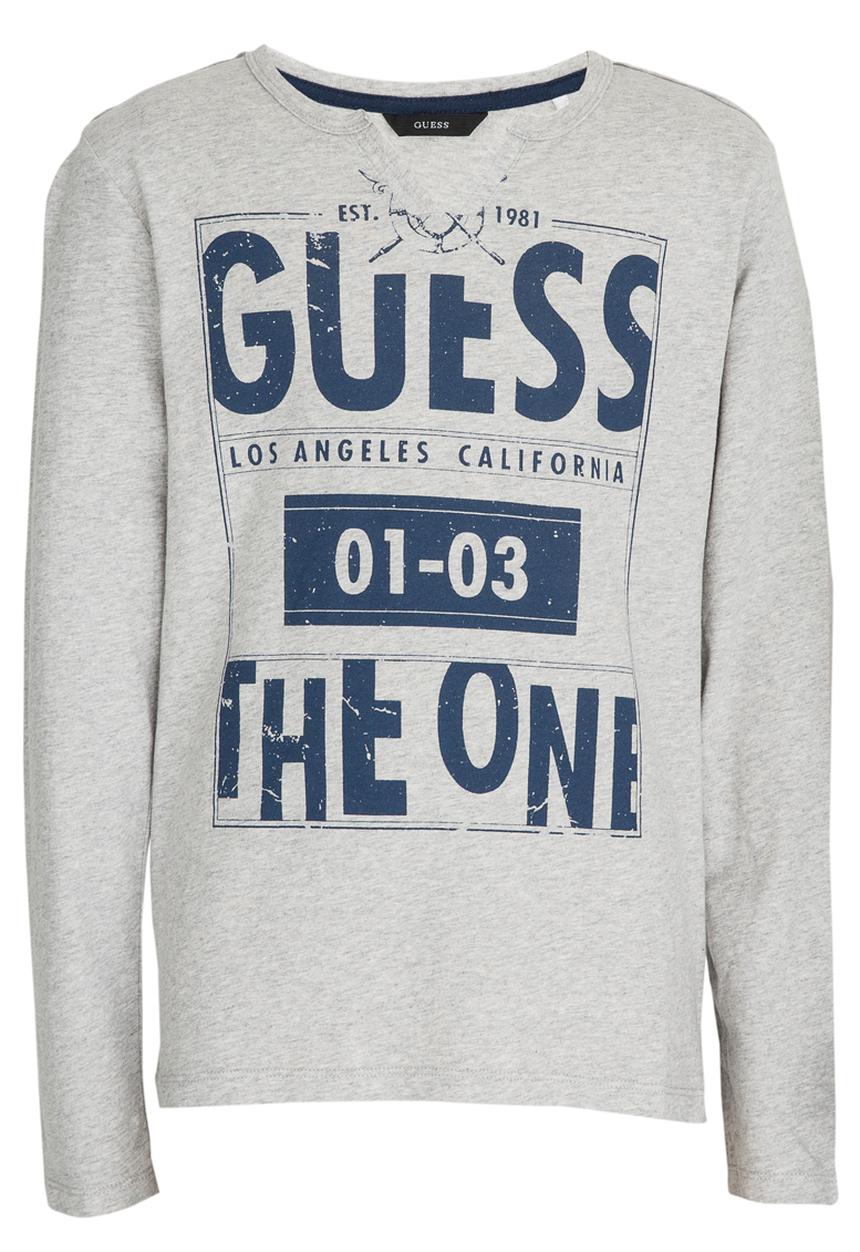 GUESS - L/S The One Tee Grey
