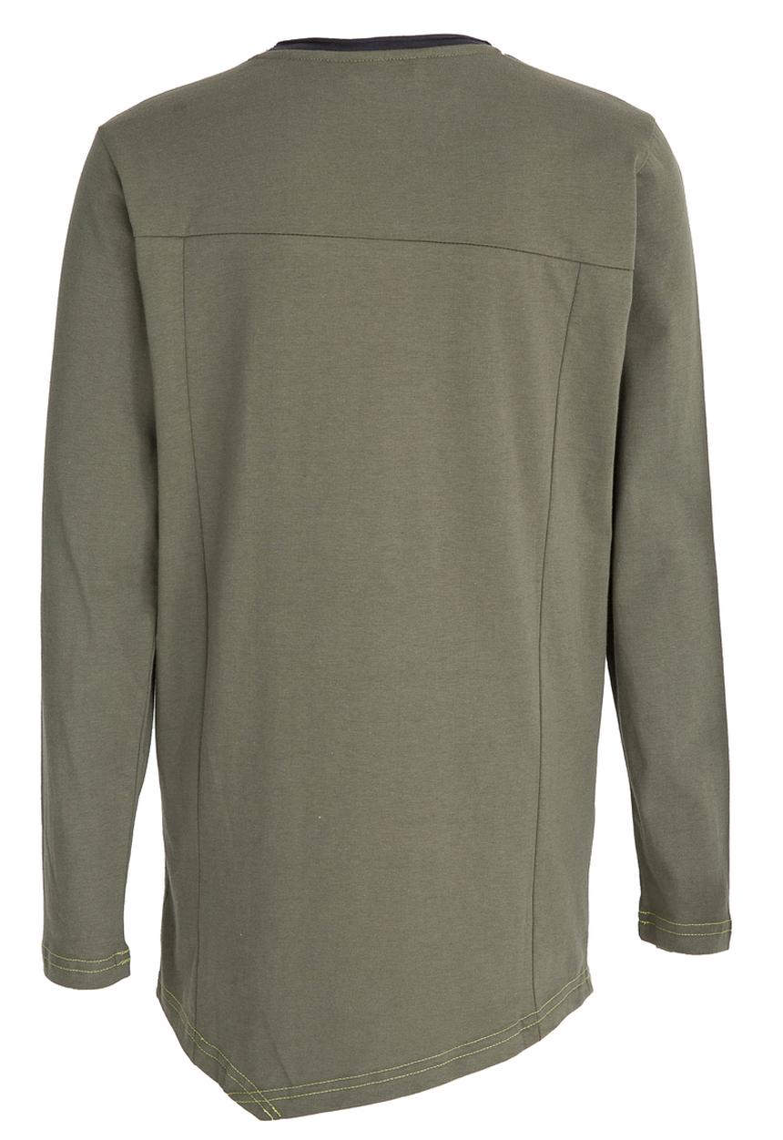 GUESS - L/S Guess Constrast Pocket Tee Khaki Green