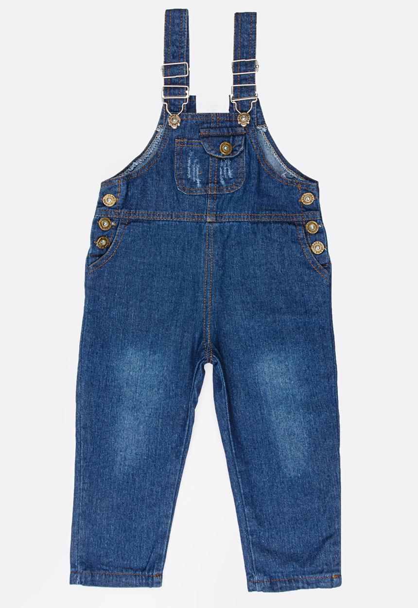 Pop Candy - Girls Dungaree Navy