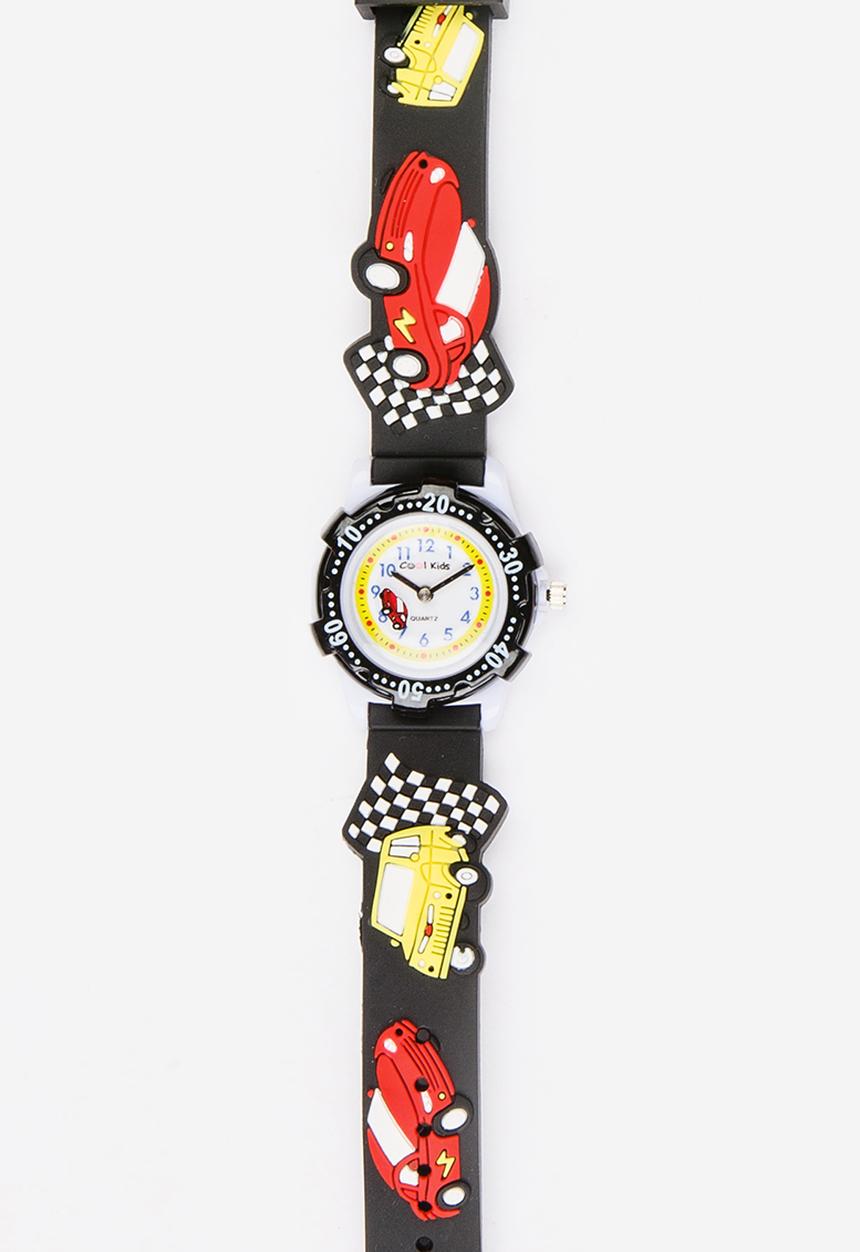 Cool Kids - Bezel Cars  Watch Black