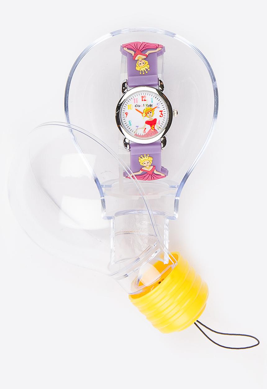 Cool Kids - Girls 3D Queen  Watch Mid Purple