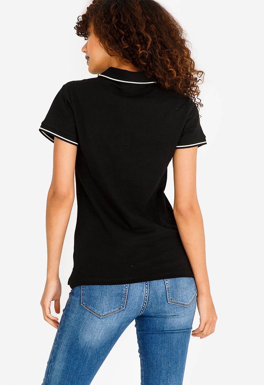 POLO - Charlie Stretch Golfer Black