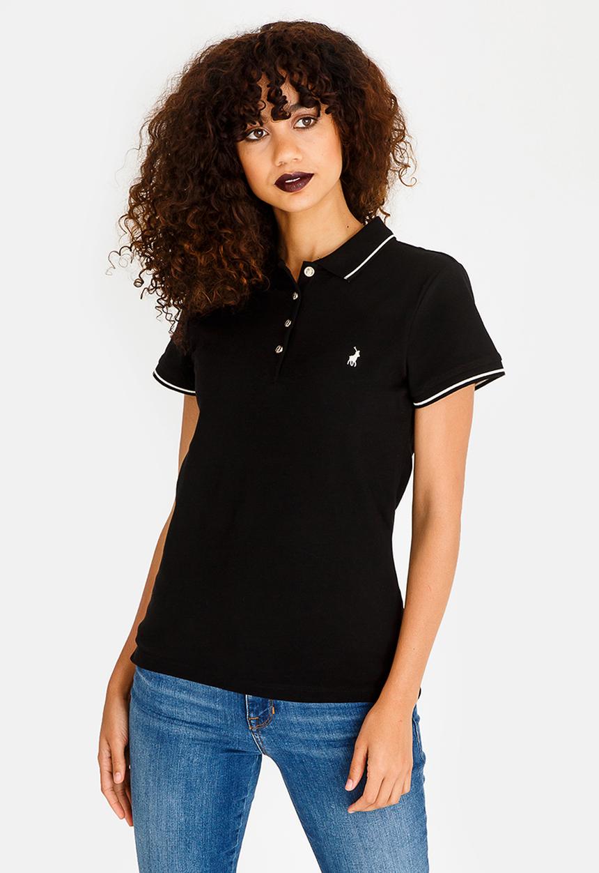POLO - Charlie Stretch Golfer Black