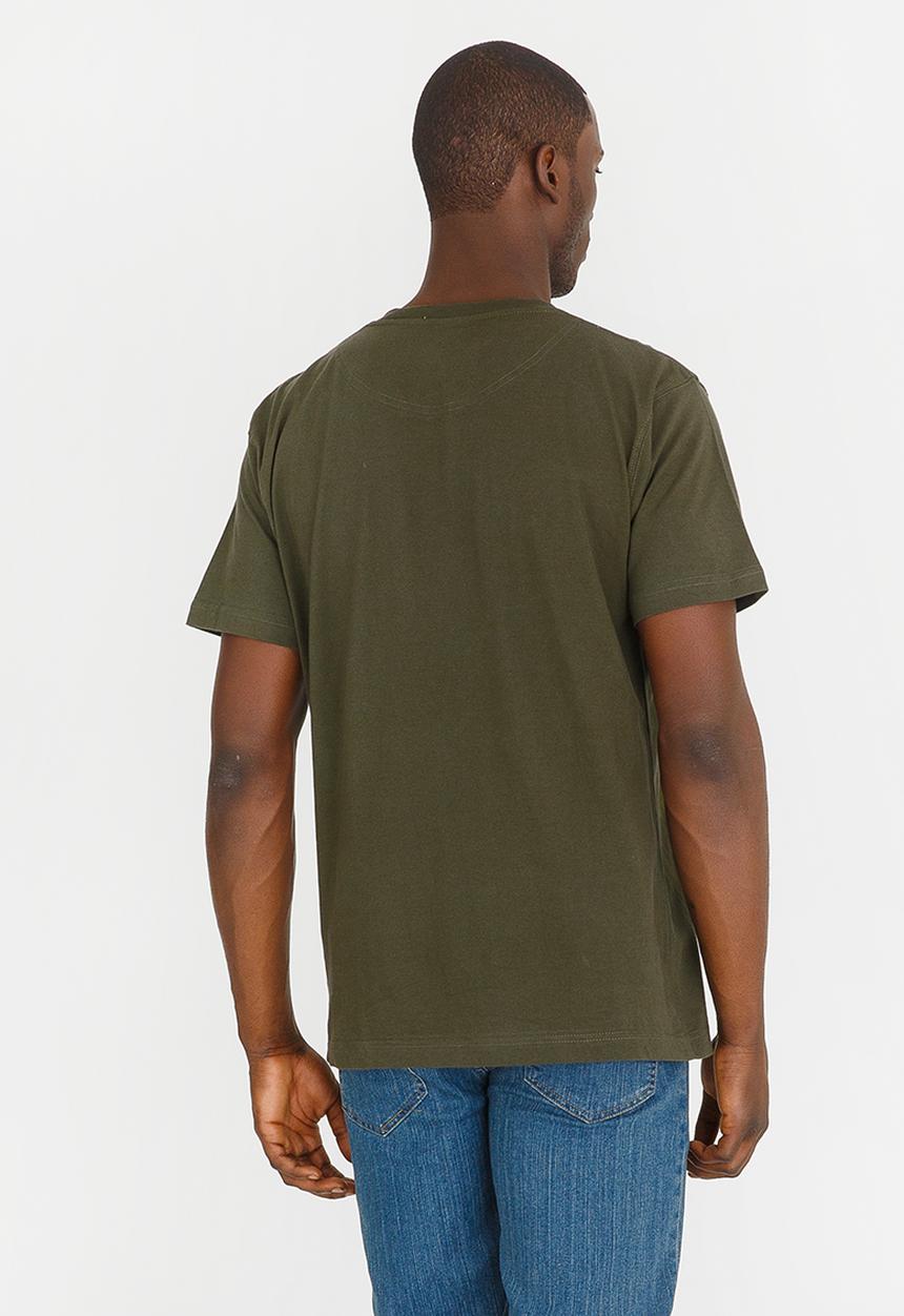 JEEP - Applique Embroidered Tee Khaki Green