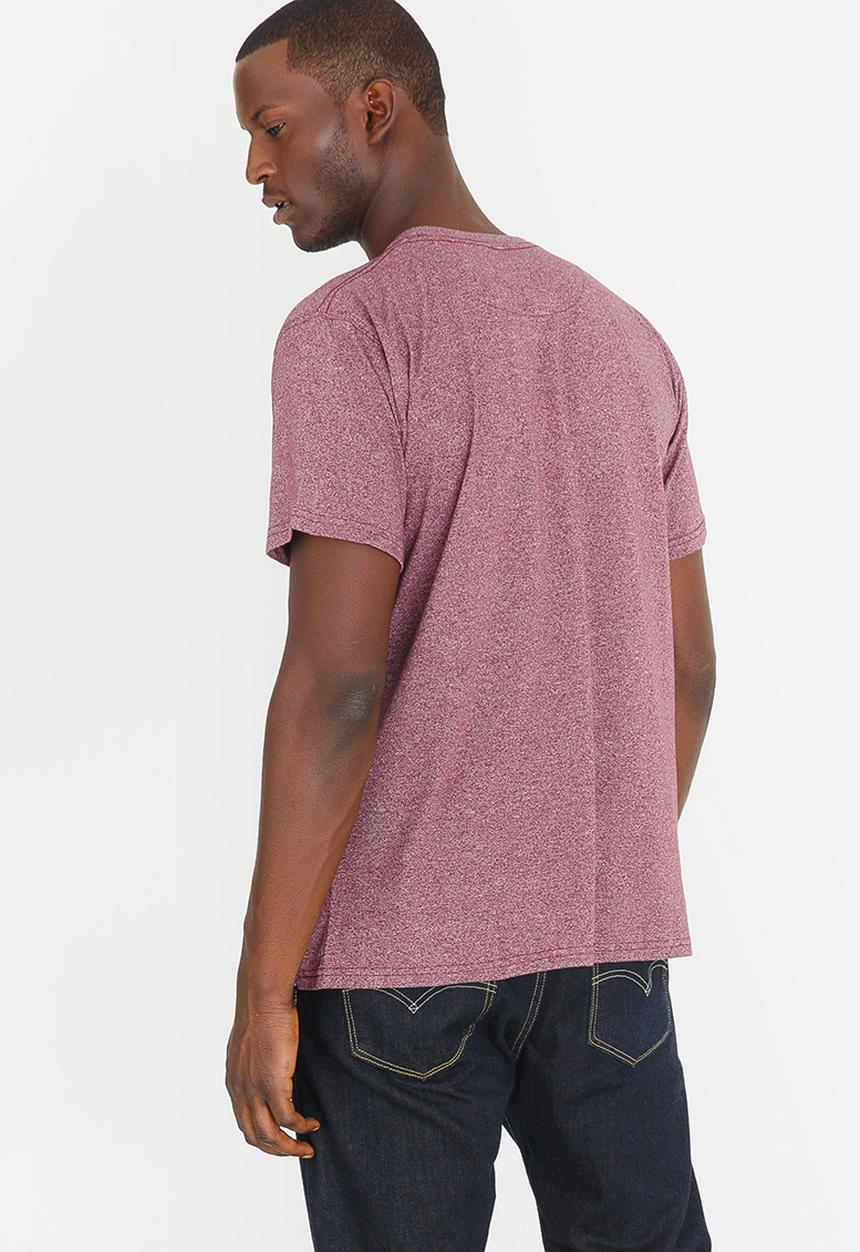 JEEP - Jeep Applique Embroidered Tee Burgundy