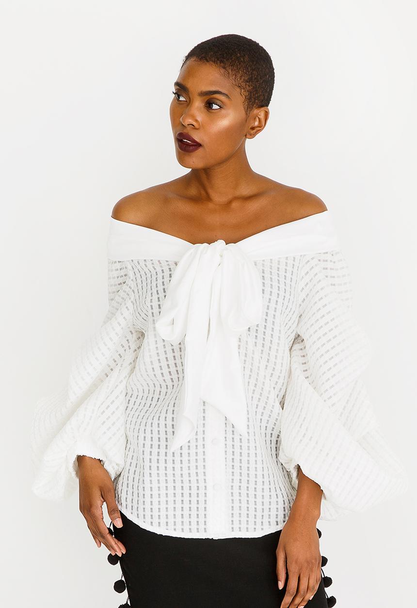Gert-Johan Coetzee - Cloud Blouse Off White