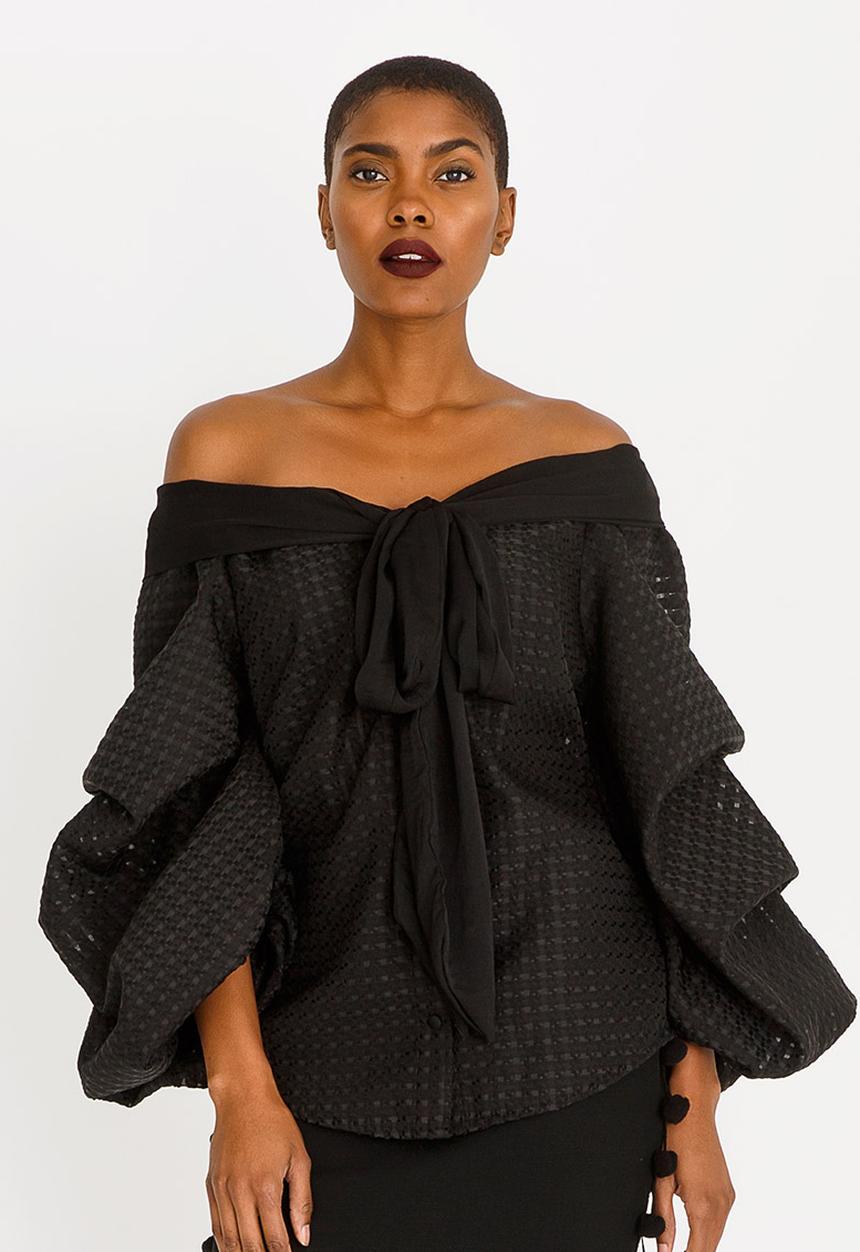 Gert-Johan Coetzee - Cloud Blouse Black