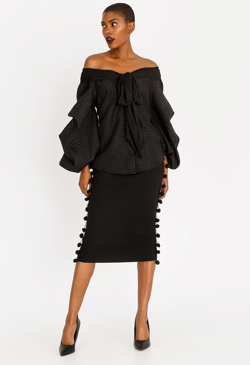Gert-Johan Coetzee - Cloud Blouse Black