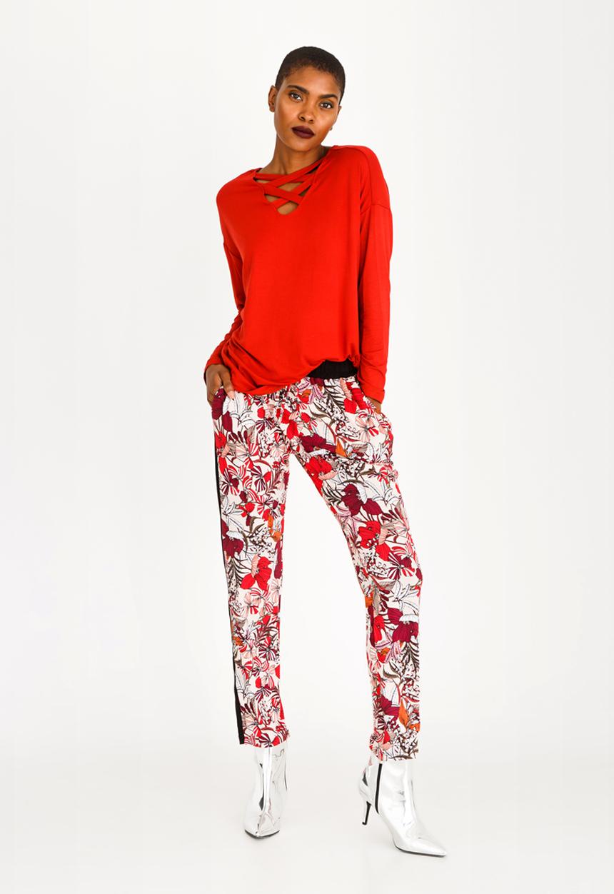 Slick - Serena Criss Cross Top Burnt Orange