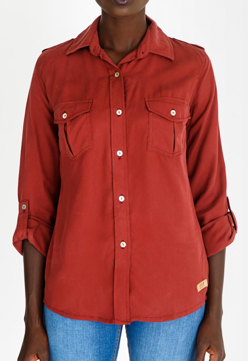 JEEP - Spirit Blouse Burgundy