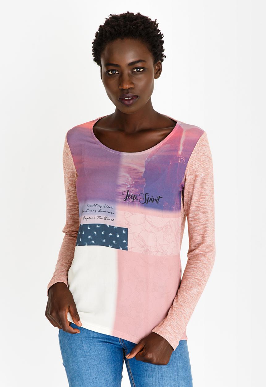 JEEP - Sublime Printed Tee Pale Pink