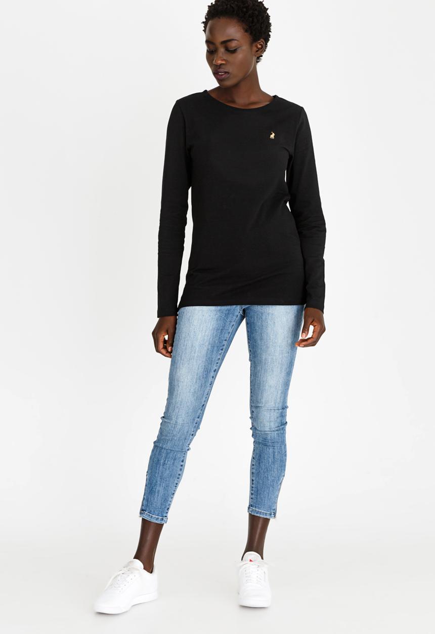 POLO - Emily Long Sleeve Tee Black