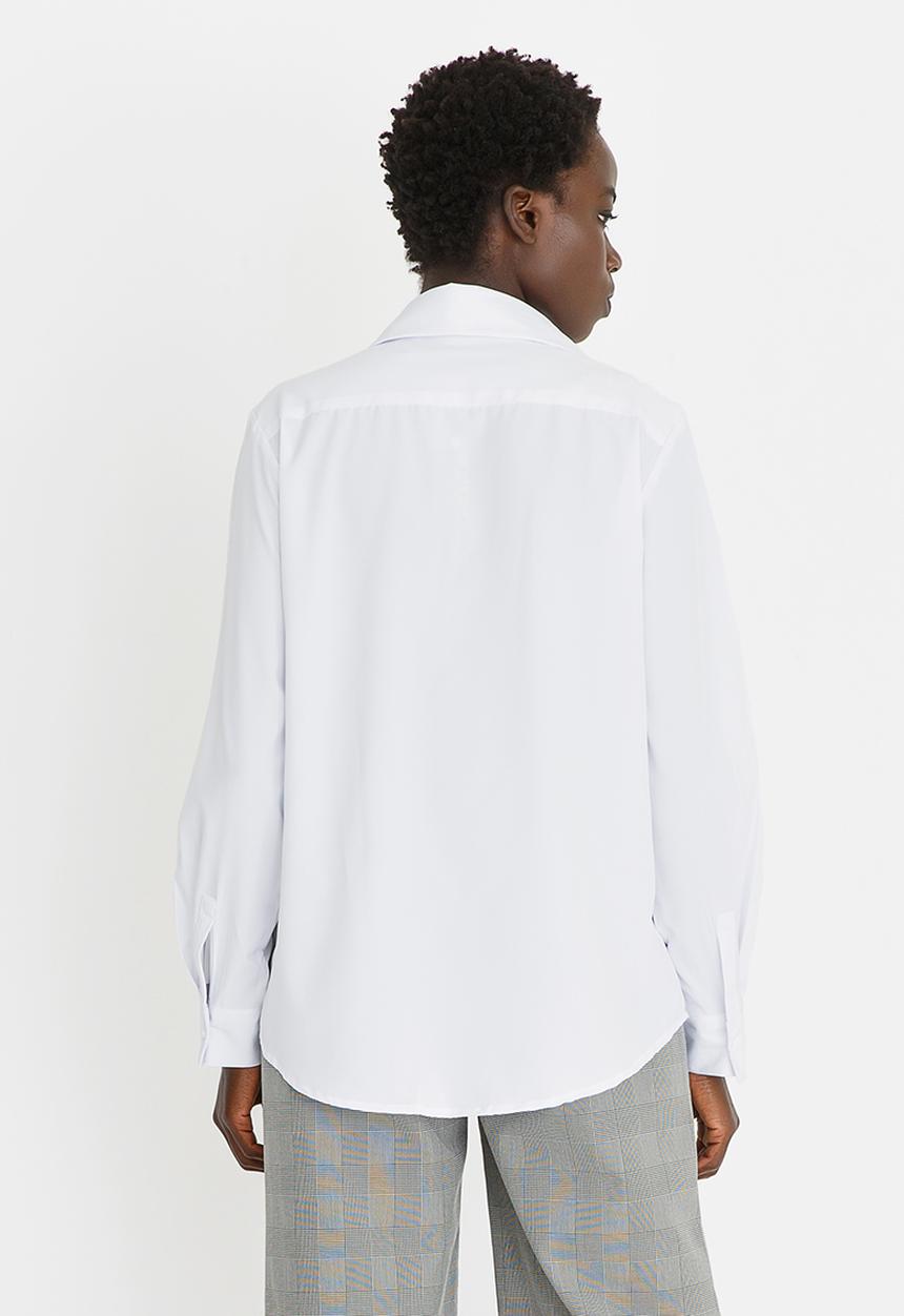 G Couture - Collar Detail Shirt White