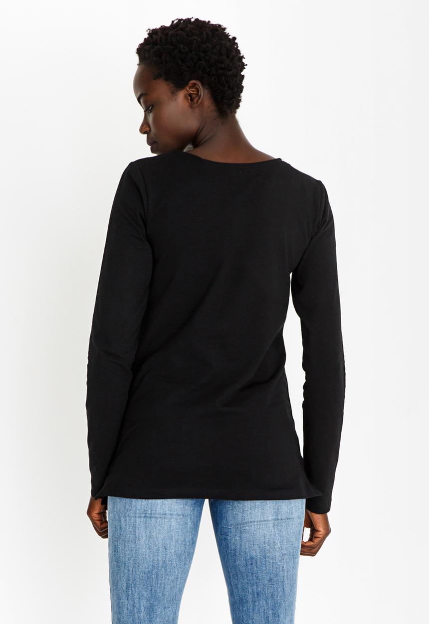 POLO - Emily Long Sleeve Tee Black
