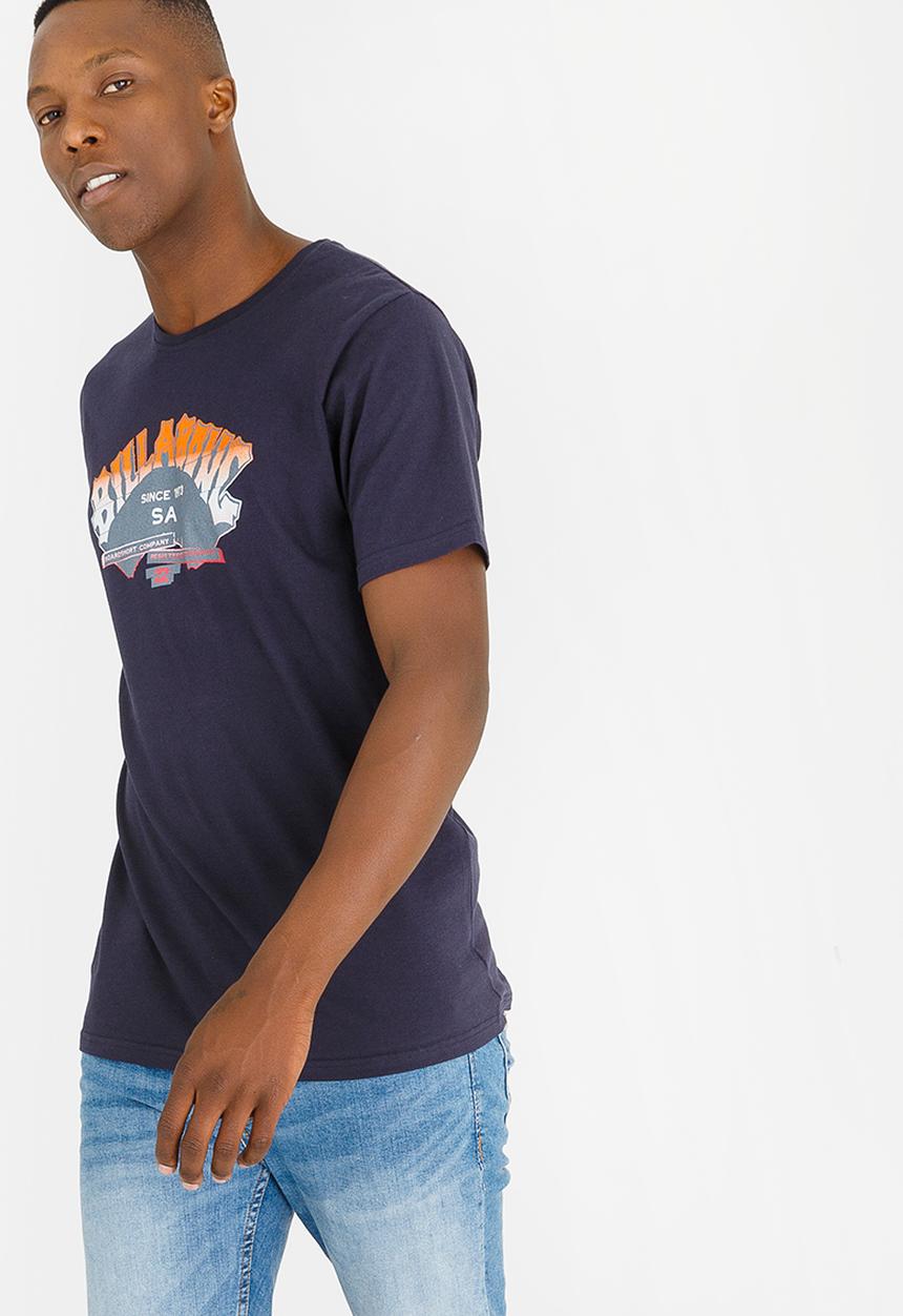 Billabong  - Dicer Printed Tee Mid Blue