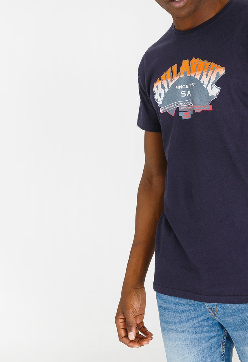 Billabong  - Dicer Printed Tee Mid Blue