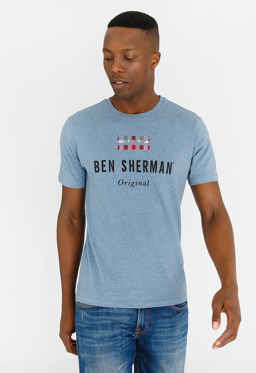 Ben Sherman - Original Cotton Tee Mid Blue