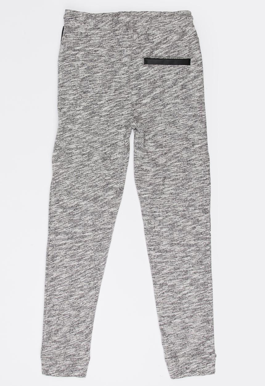 MINOTI - Space Dyed Jogger with PU Panels Grey