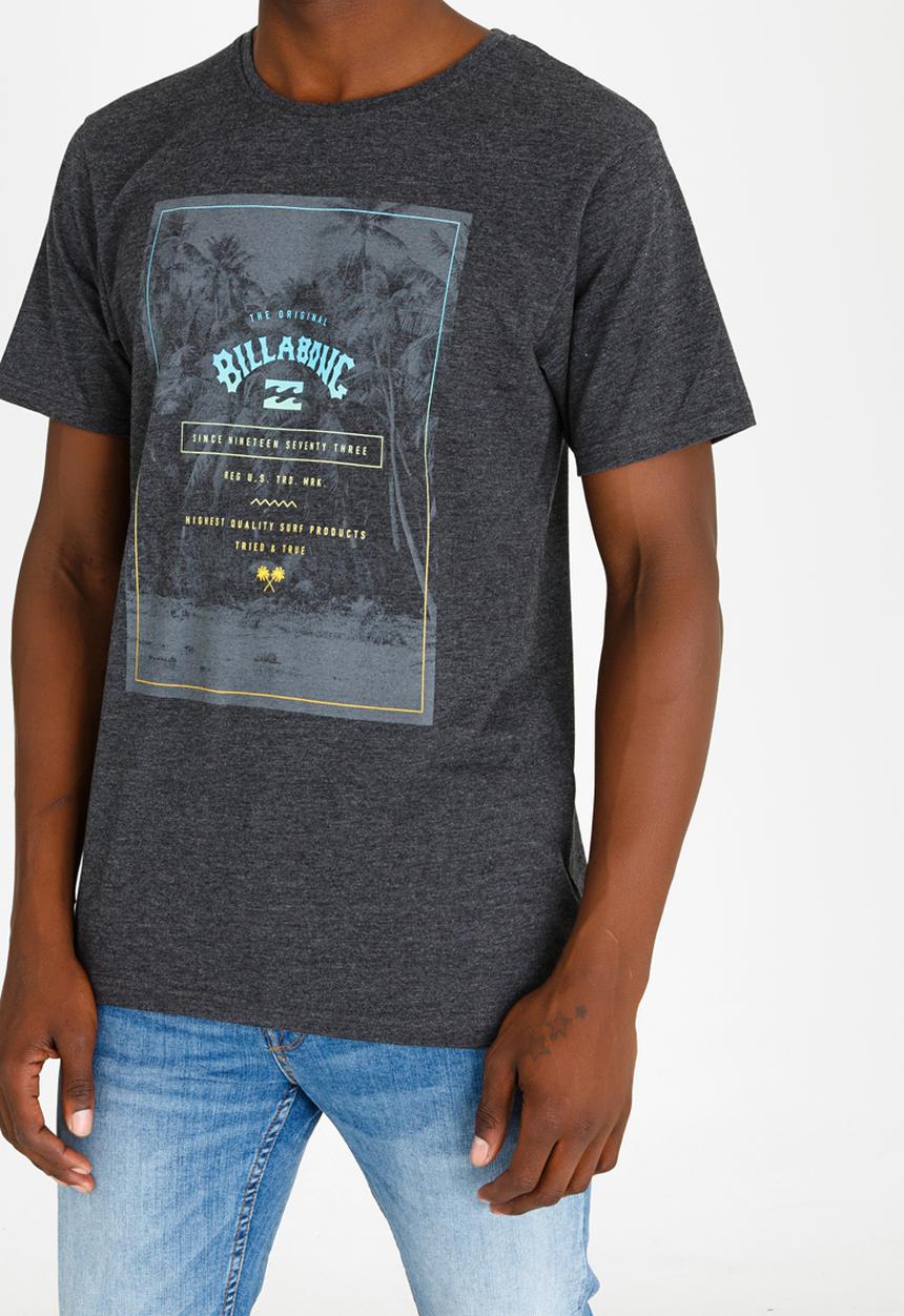 Billabong  - Shorelines Printed Tee Charcoal