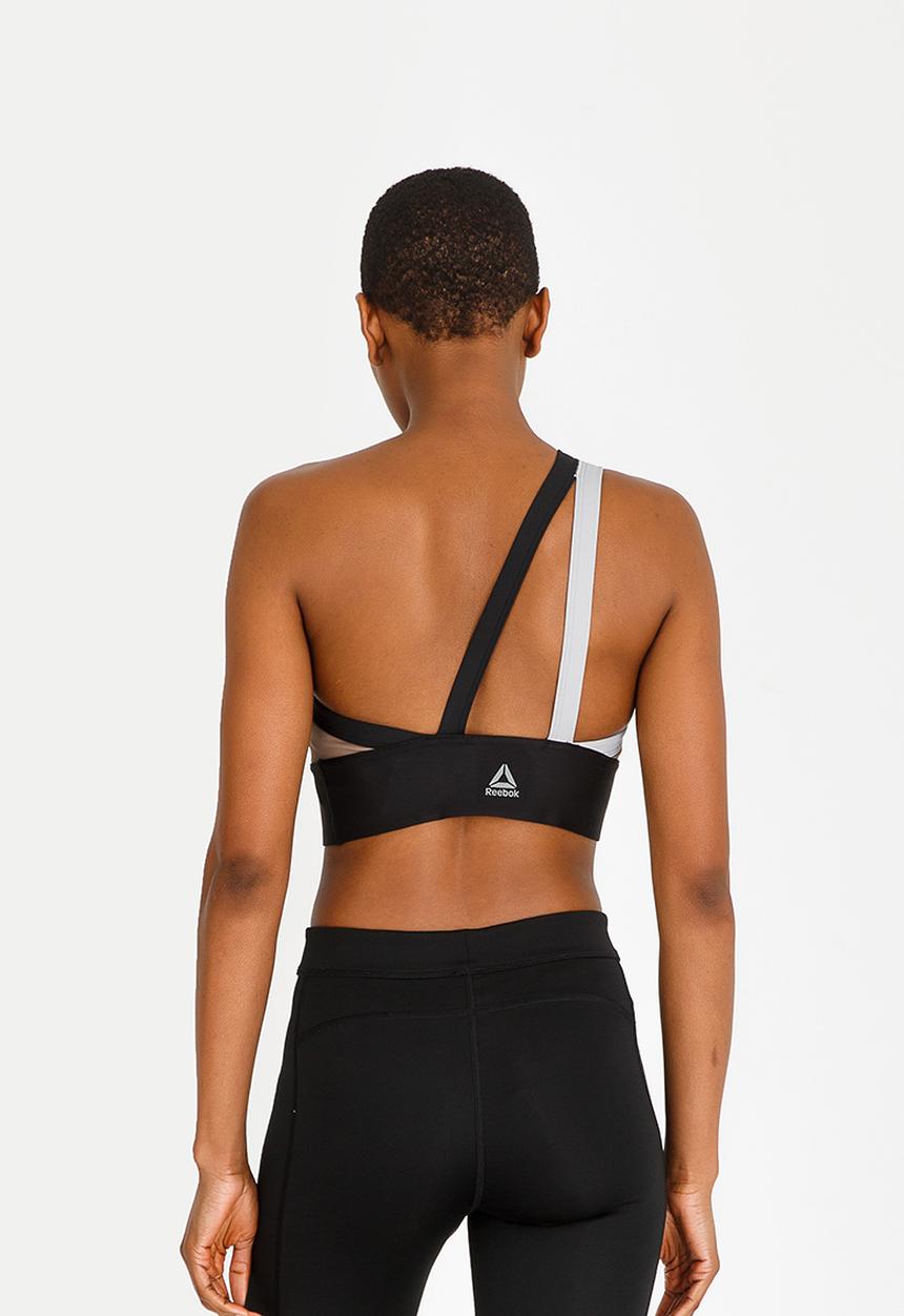 Reebok Classic - One Shoulder Padded Bra Taupe