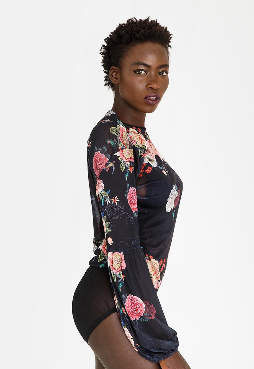 Marique Yssel - Mesh Bodysuit Multi-colour