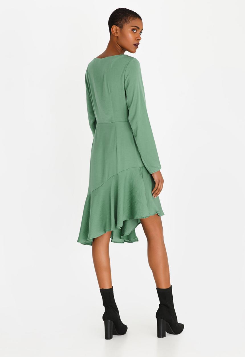 Vero Moda - Elsa Asymmetric Dress Green