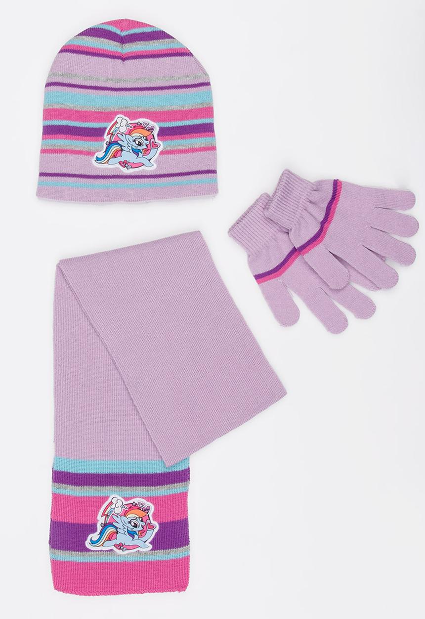 Character Fashion - My little Pony 3 Piece Winter Sets Multi-colour