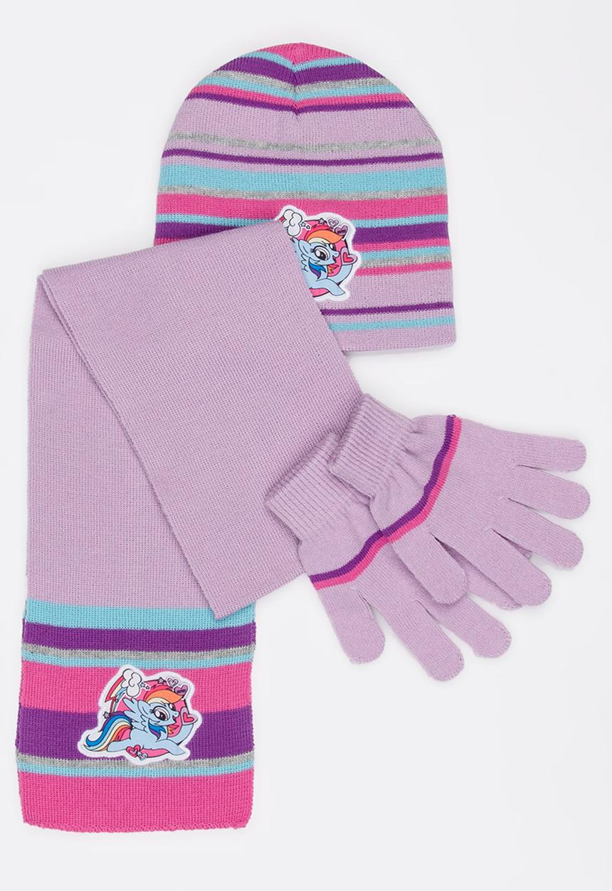Character Fashion - My little Pony 3 Piece Winter Sets Multi-colour