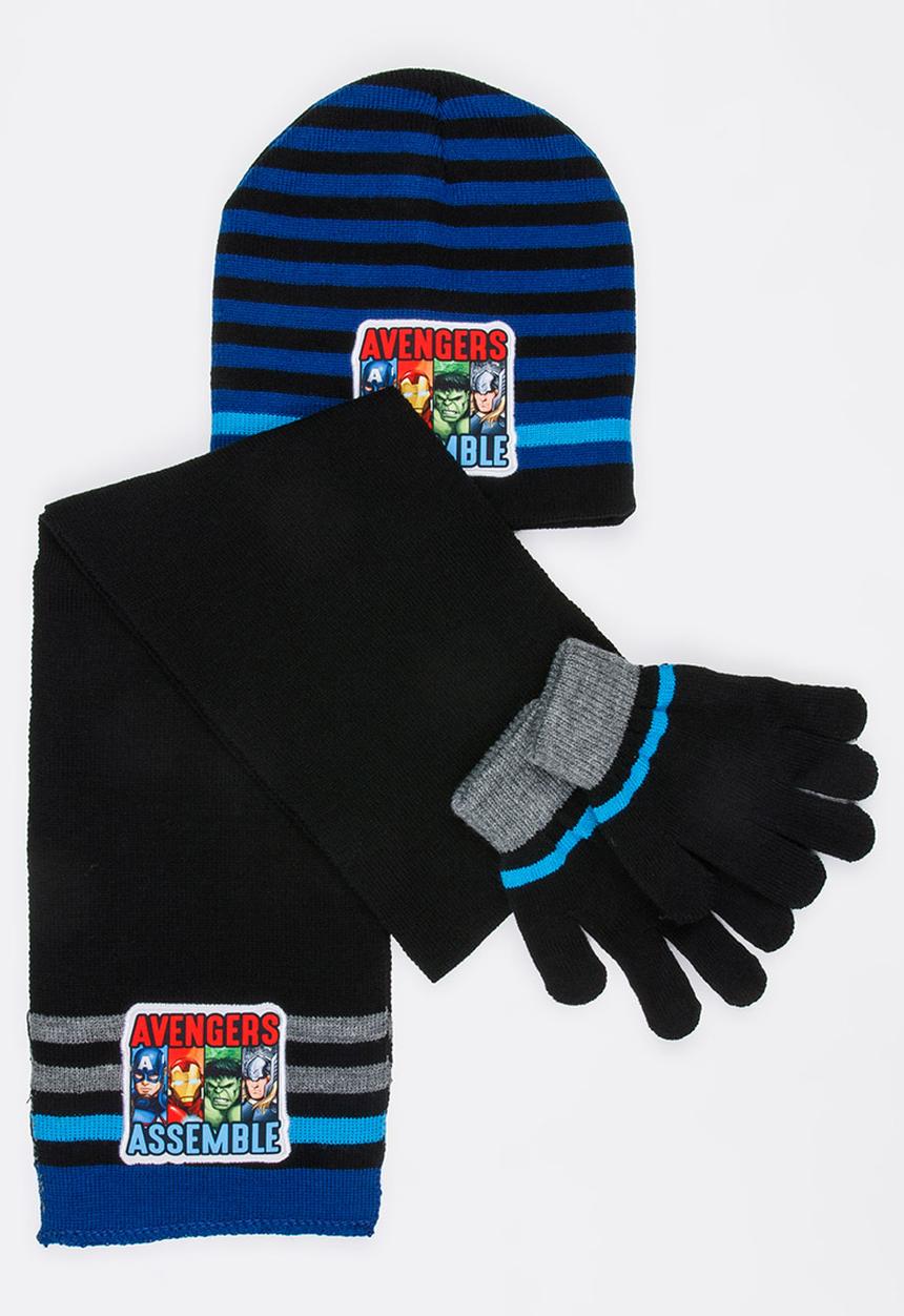 Character Fashion - The Avengers 3 Piece Winter Sets Multi-colour