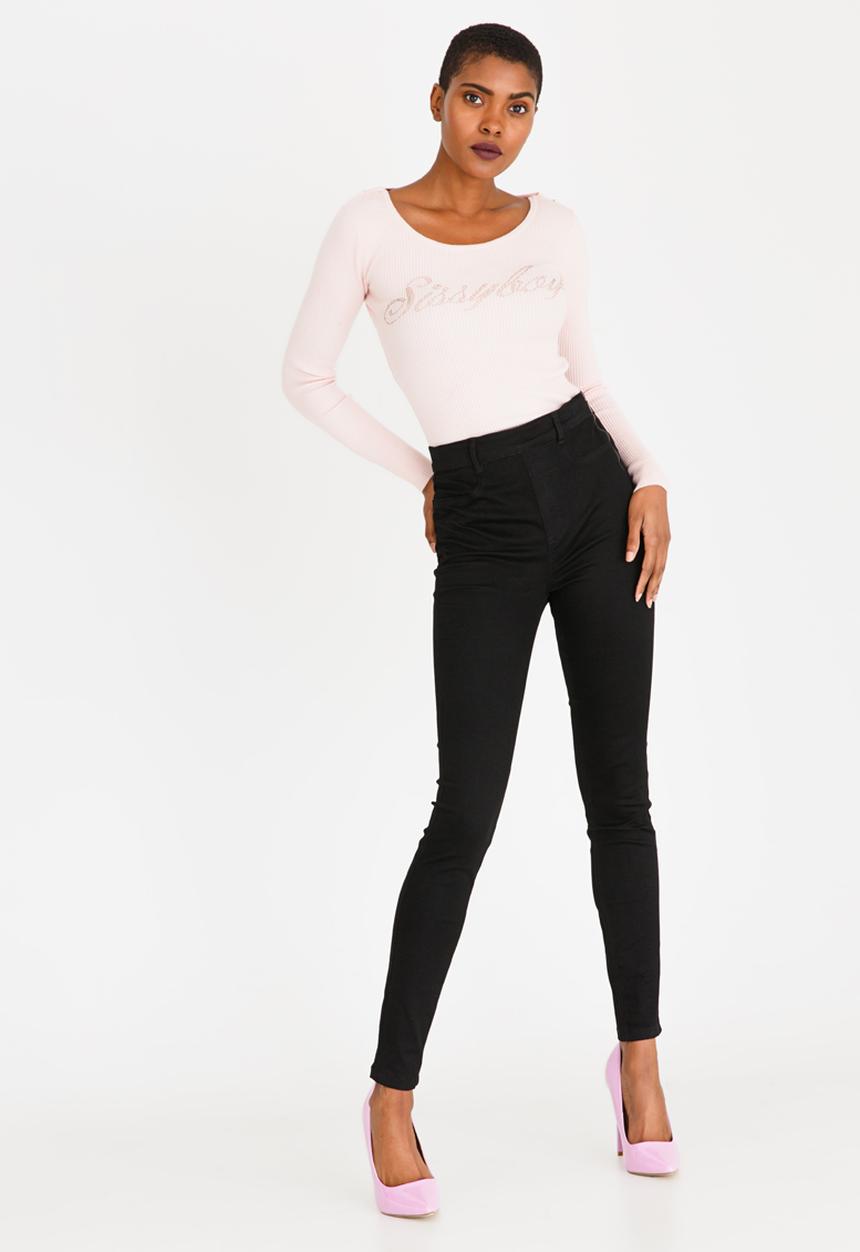 SISSY BOY - Franke high rise shaper jegging - black 