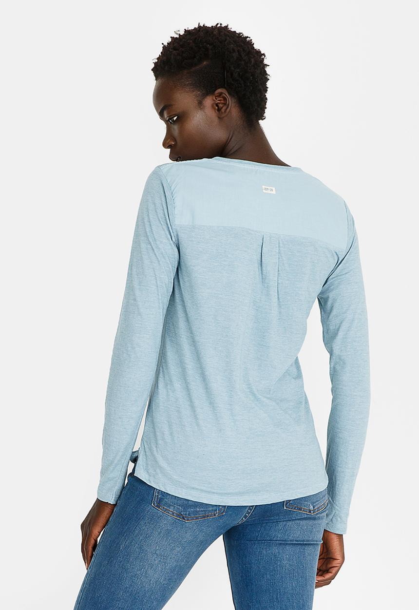 Lizzy - Kody Print Tee Pale Blue