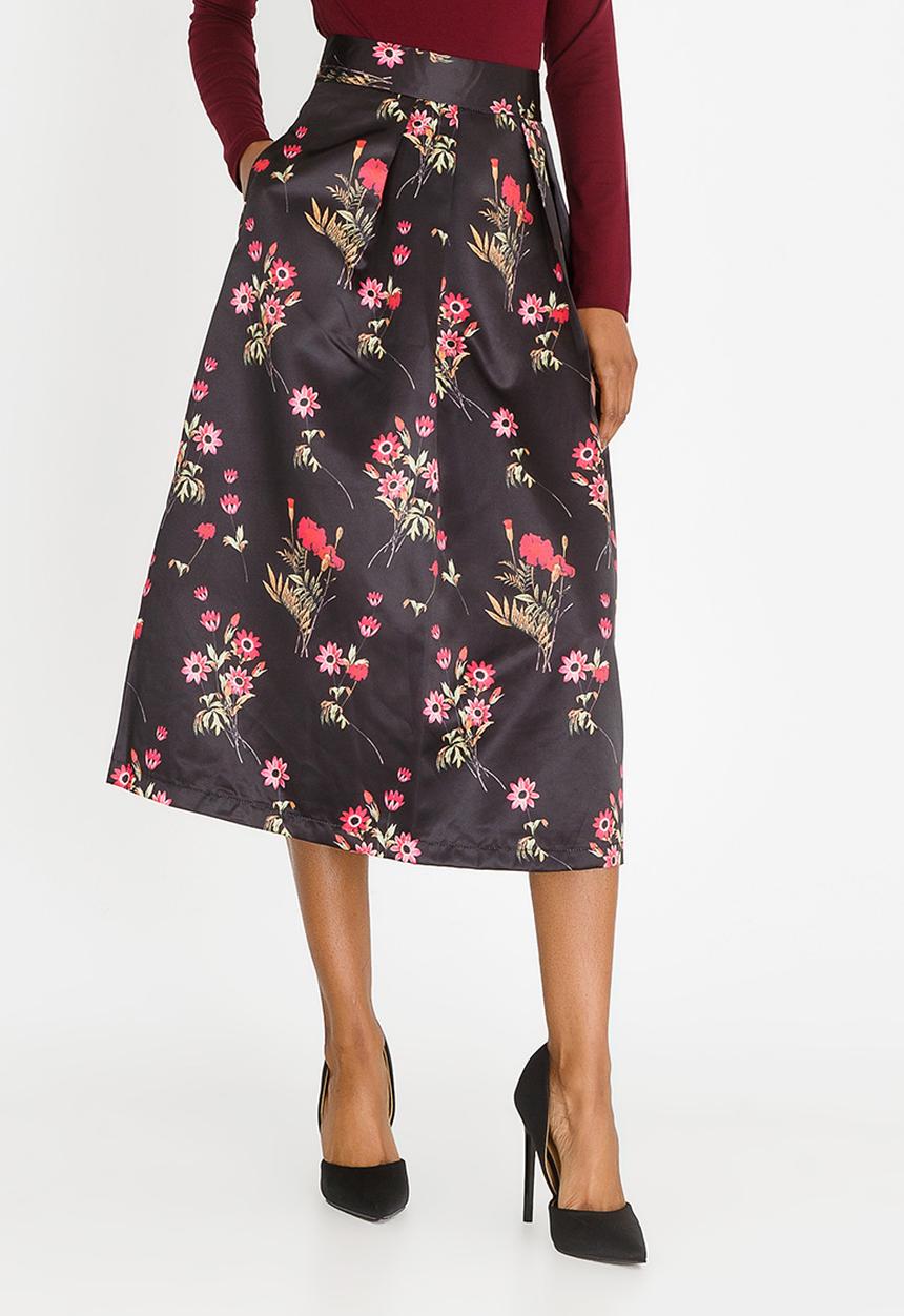 Revenge - Midi Skirt Black