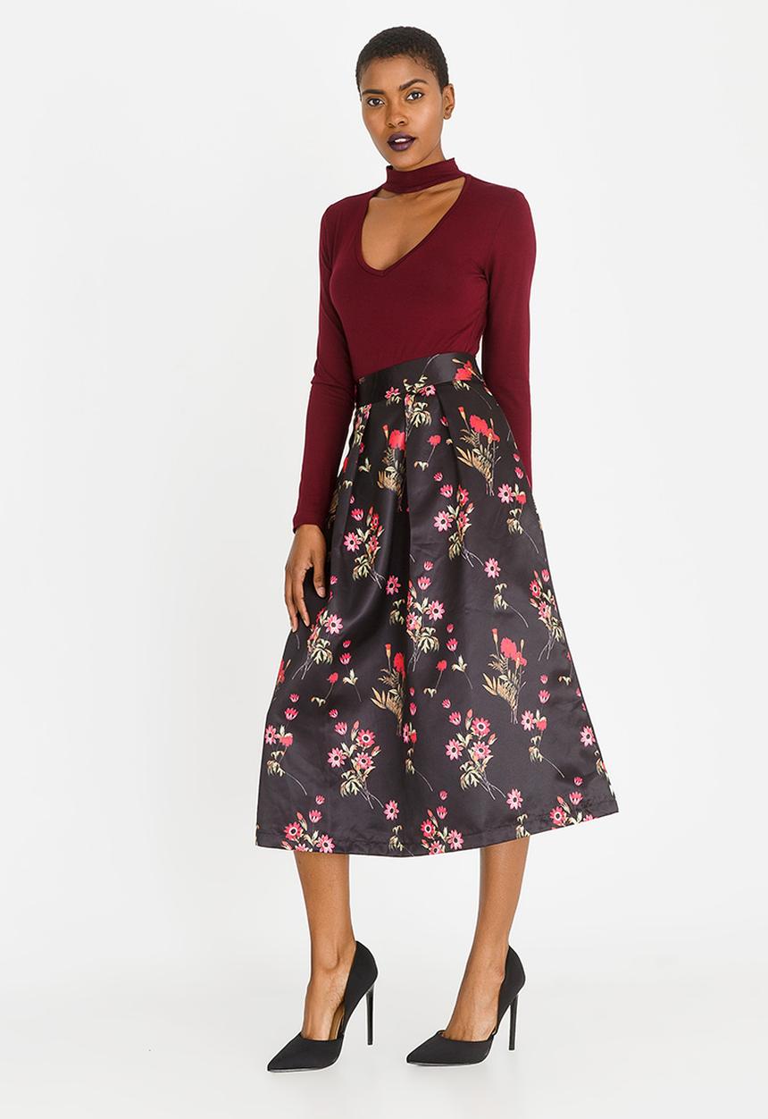 Revenge - Midi Skirt Black