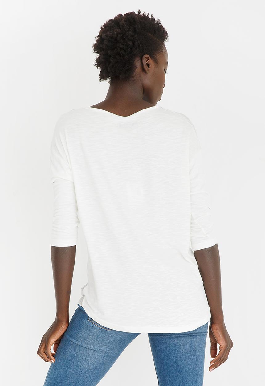 JEEP - Long Sleeve Stripe Tee Grey