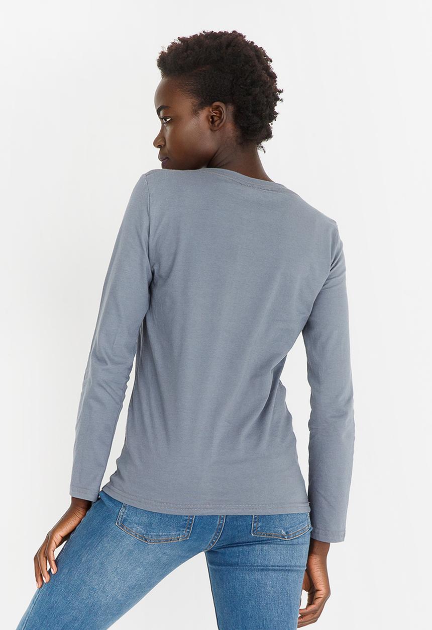 JEEP - Scoop Neck Tee Grey