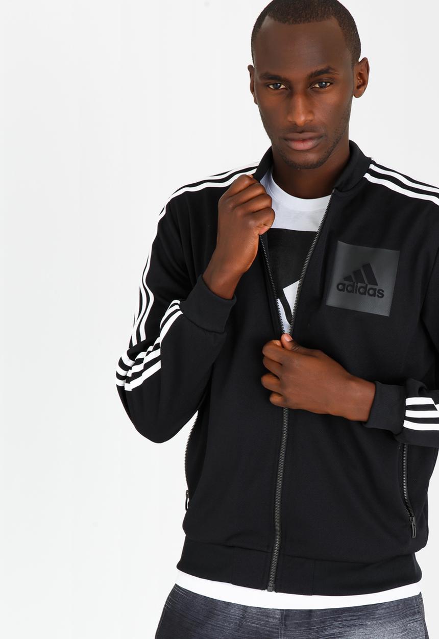 adidas Performance - ID Bomber Track Top Black and White