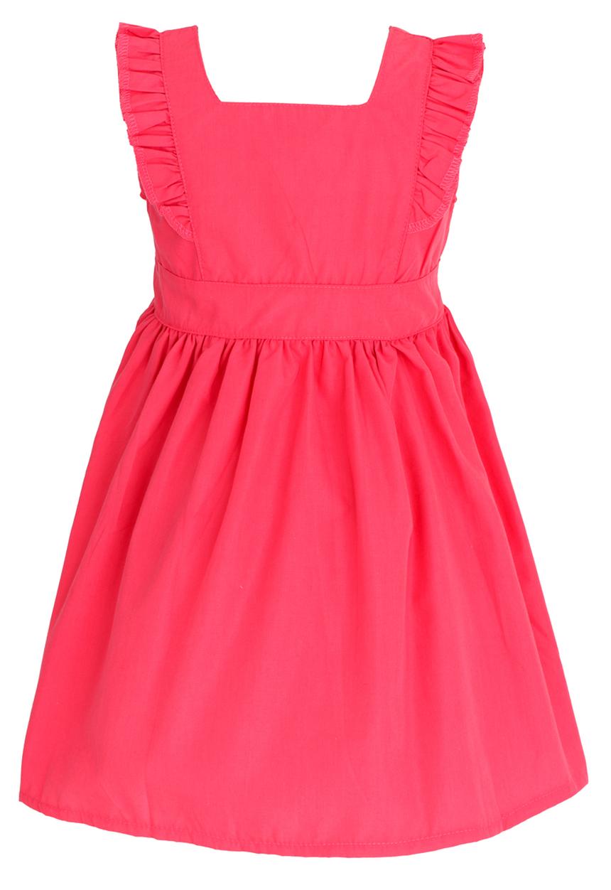 Pop Candy - Button Detail  Dress Mid Pink