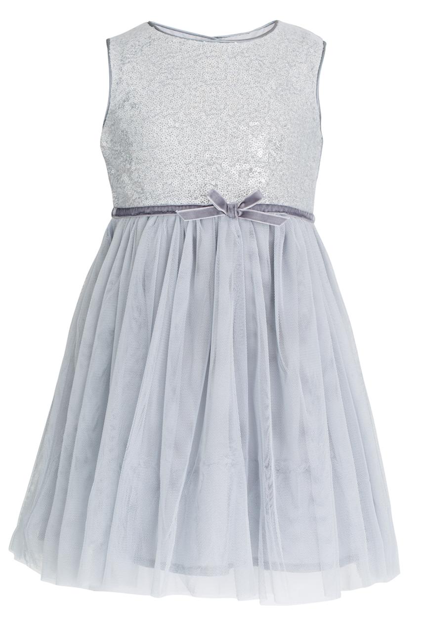 Pop Candy - Sequin Dress Pale Grey
