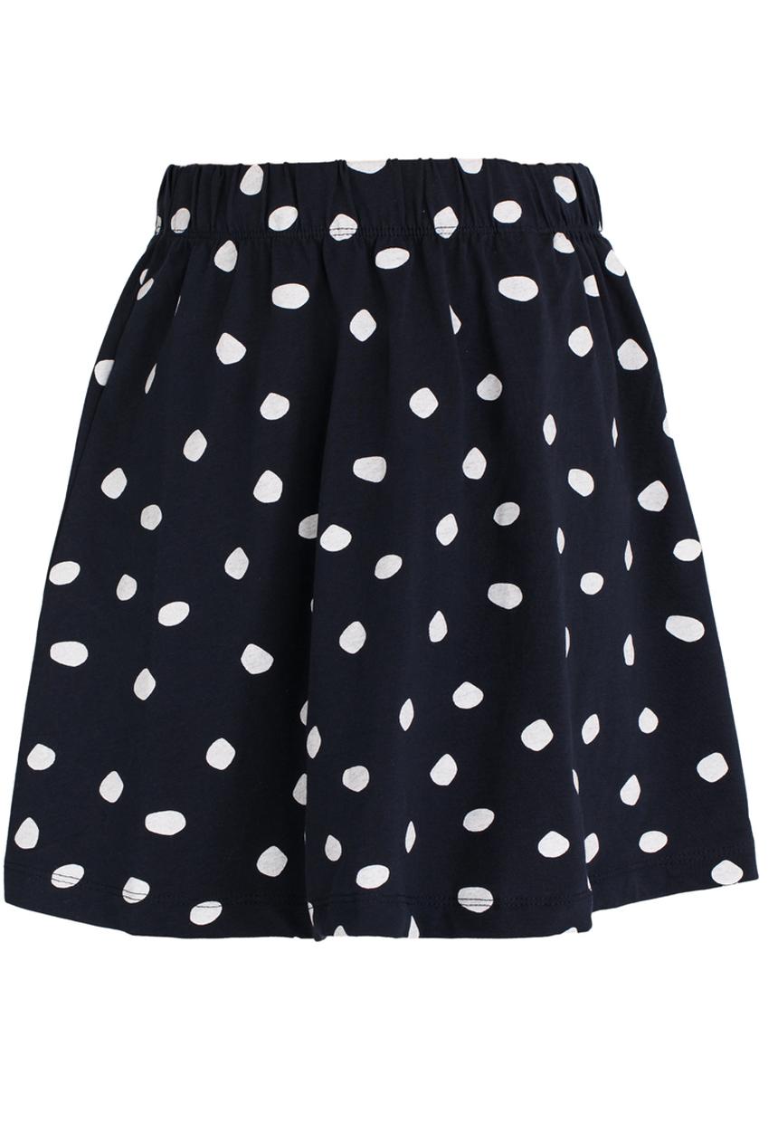 Name It - Girls Printed Skirt Navy