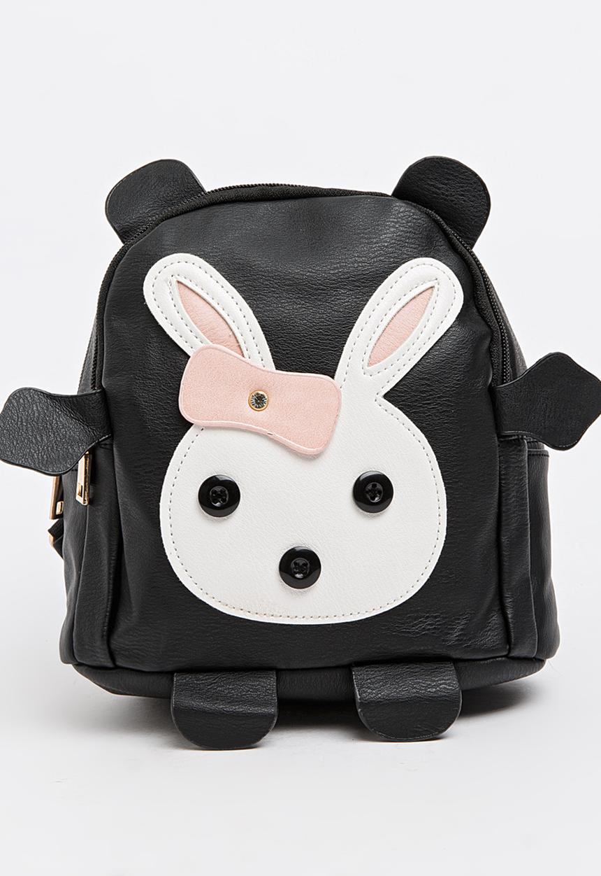 Pop Candy - Bunny  Backpack Black