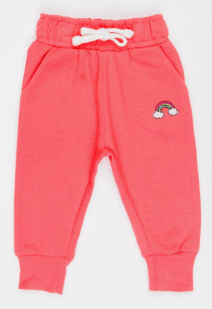MINOTI - Basic Fleece Joggers Coral