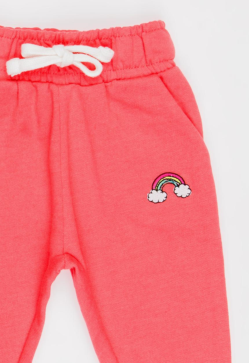 MINOTI - Basic Fleece Joggers Coral