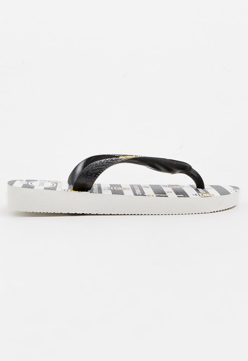 Havaianas - Kids minions  sandals - black and white