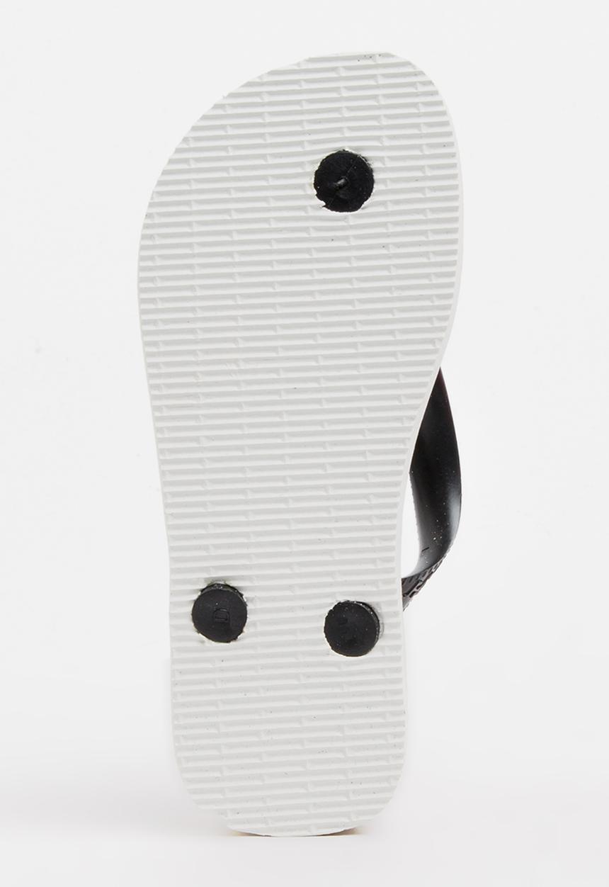 Havaianas - Kids minions  sandals - black and white