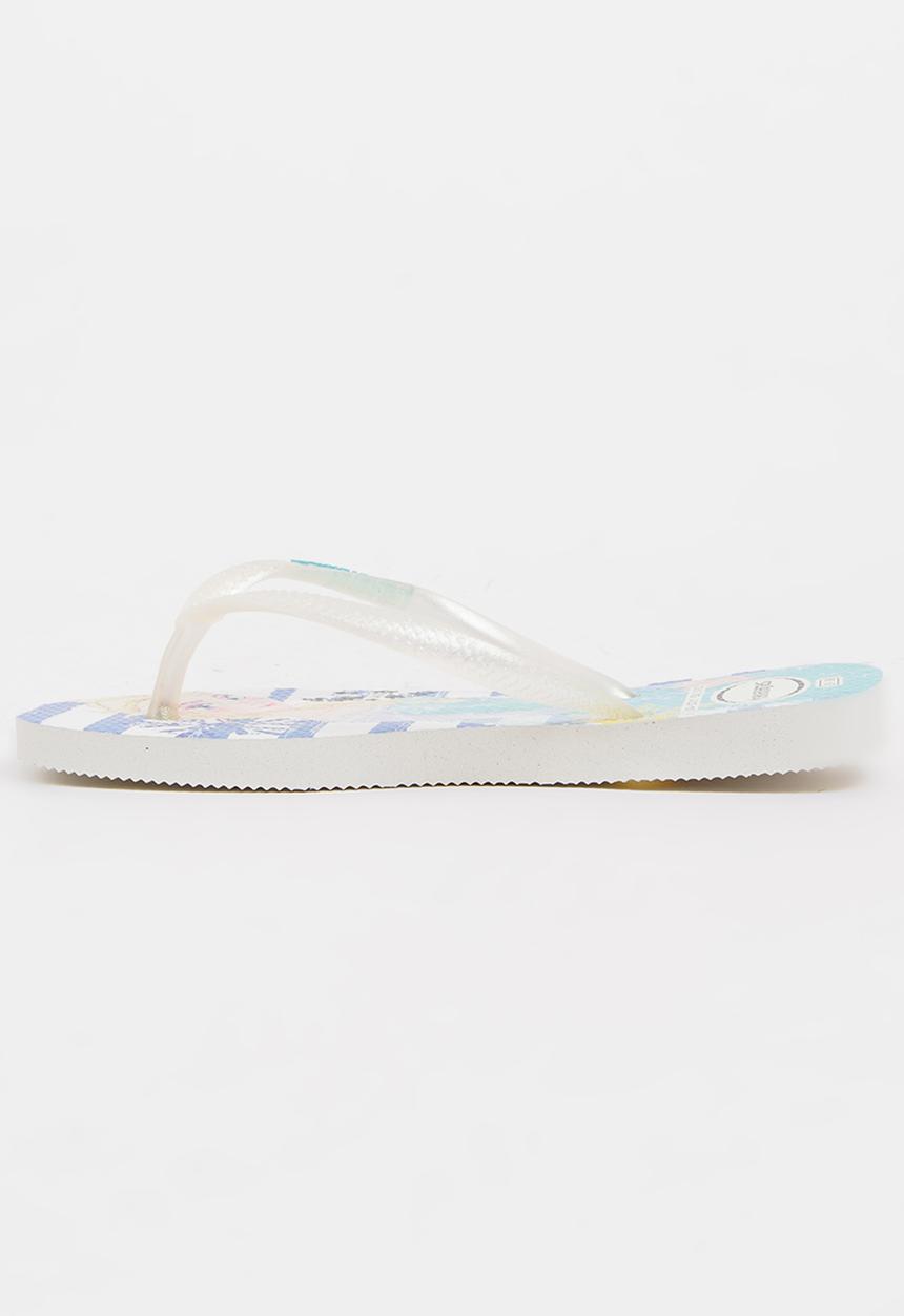 Havaianas - Kids slim frozen - white & blue