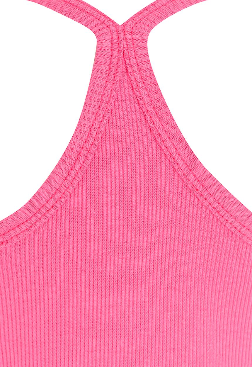 Pop Candy - Strappy Vest Dark Pink