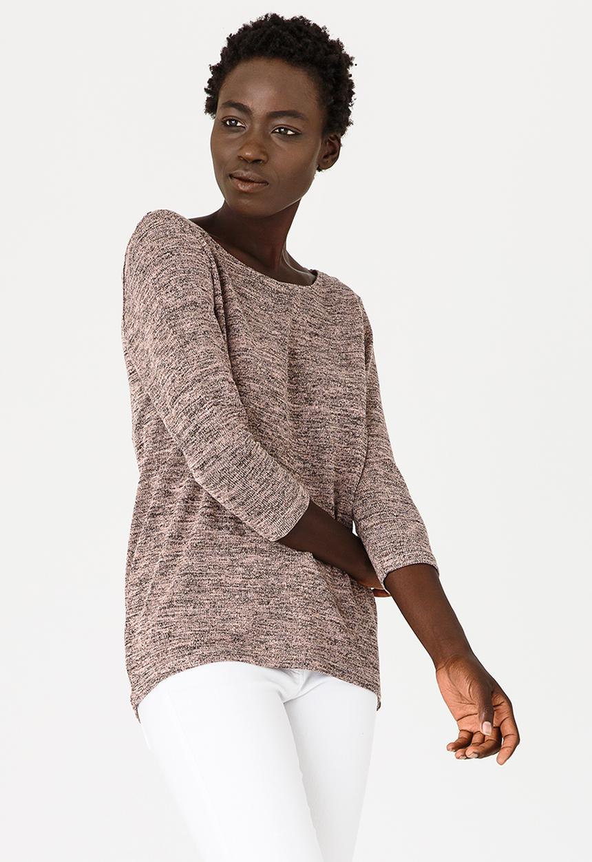ONLY - Izzie Back Detail Top Mid Pink