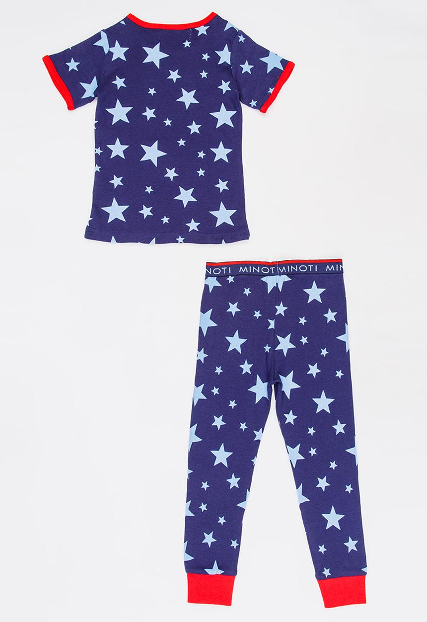 MINOTI - Stars 2 Piece AOP PJ Set - Navy
